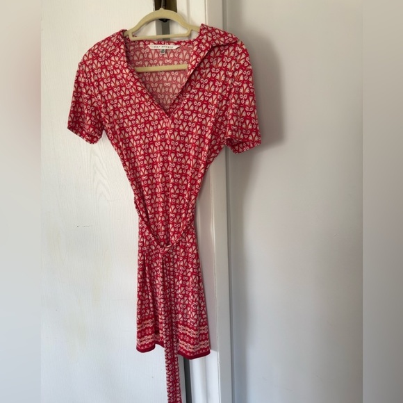 Max Studio Red Print Dress - Picture 1 of 4